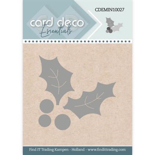 Card Deco Mini Mistelten 4,3x3,8cm